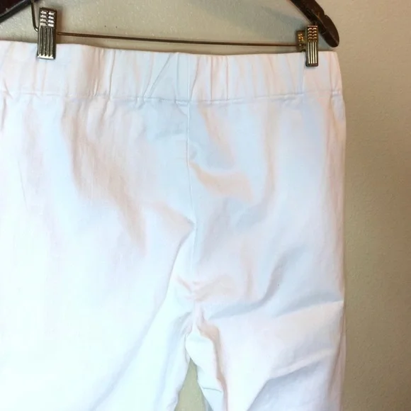 Soft Surroundings White Stretch Ankle Skinny Pull Up Pants NWOT - Picture 4 of 8